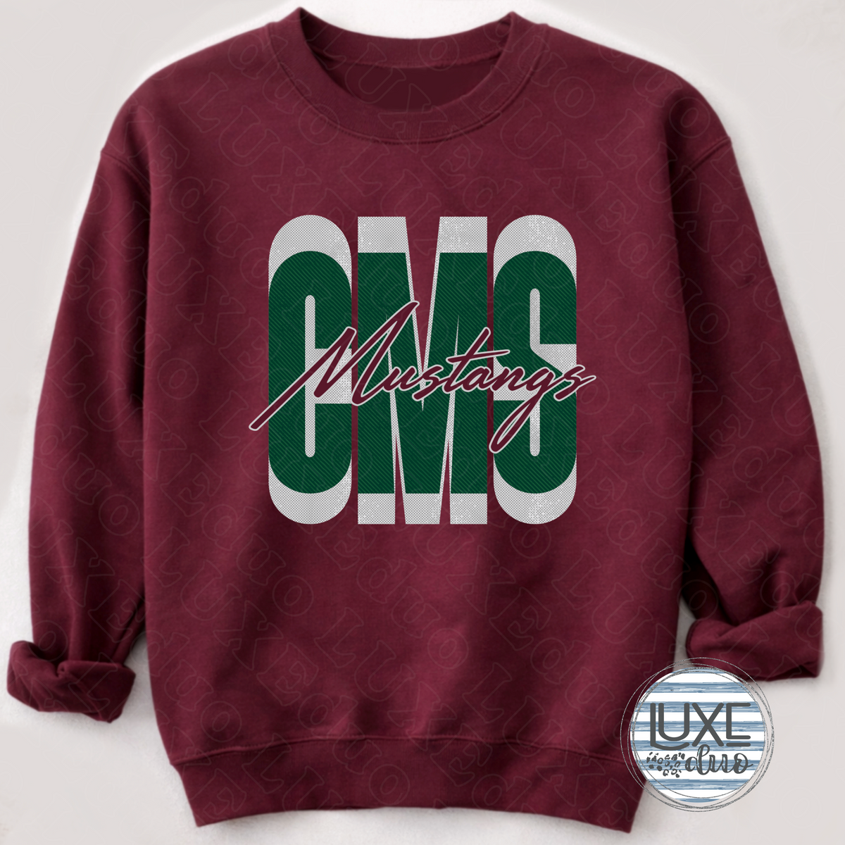 CENTRAL MIDDLE SCHOOL MUSTANGS•Adult&Youth Sizes•
