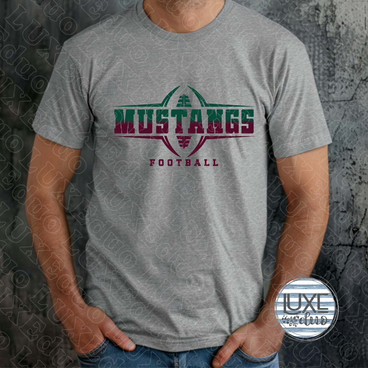 CENTRAL MIDDLE SCHOOL MUSTANGS•Adult&Youth Sizes•