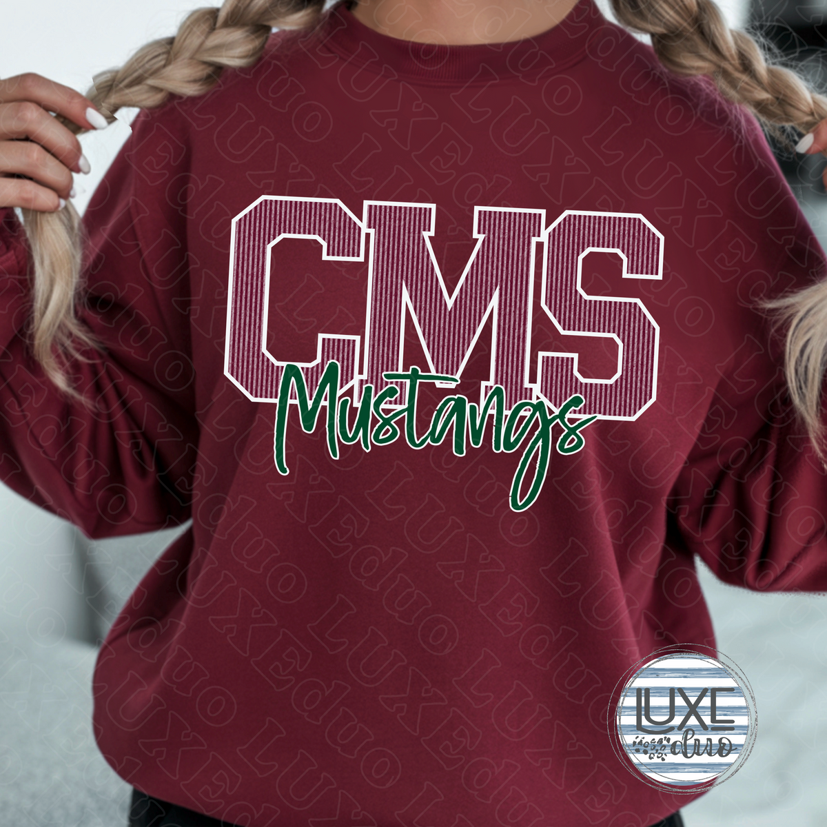 CENTRAL MIDDLE SCHOOL MUSTANGS•Adult&Youth Sizes•