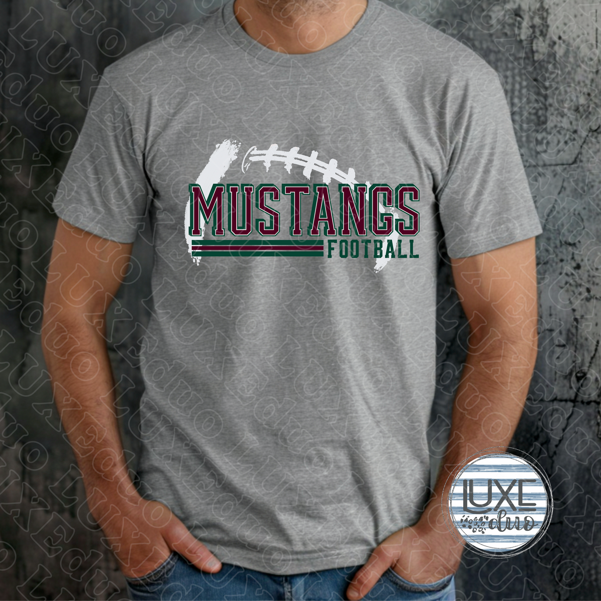 CENTRAL MIDDLE SCHOOL MUSTANGS•Adult&Youth Sizes•
